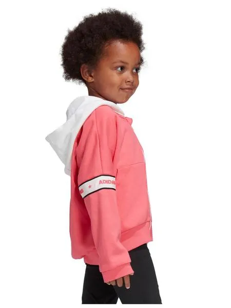 chaqueta adidas rosa niña
