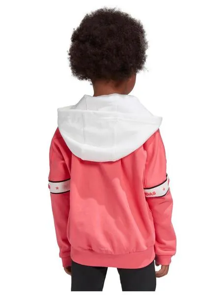 chaqueta adidas rosa niña