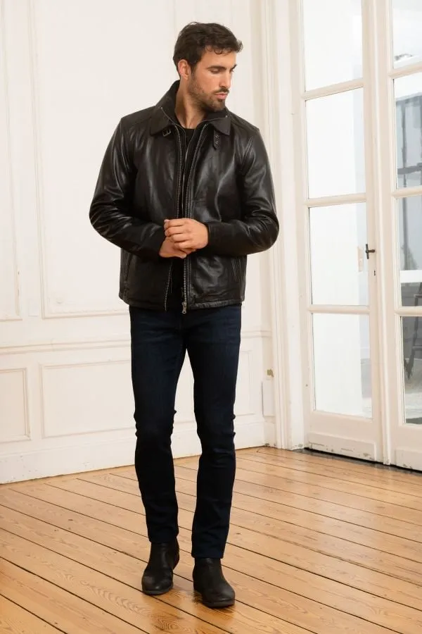 Chaqueta Hombre Daytona Ford Da Ic Cow Air Milled Black