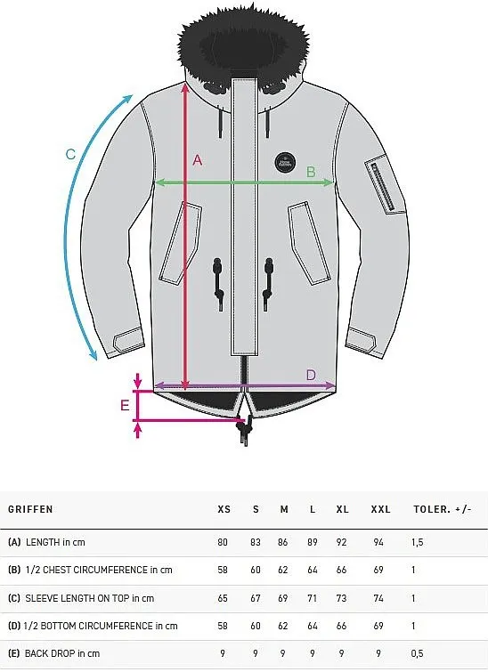 CHAQUETA HORSEFEATHERS GRIFFEN   SPRUCE YELLOW  MEN´S