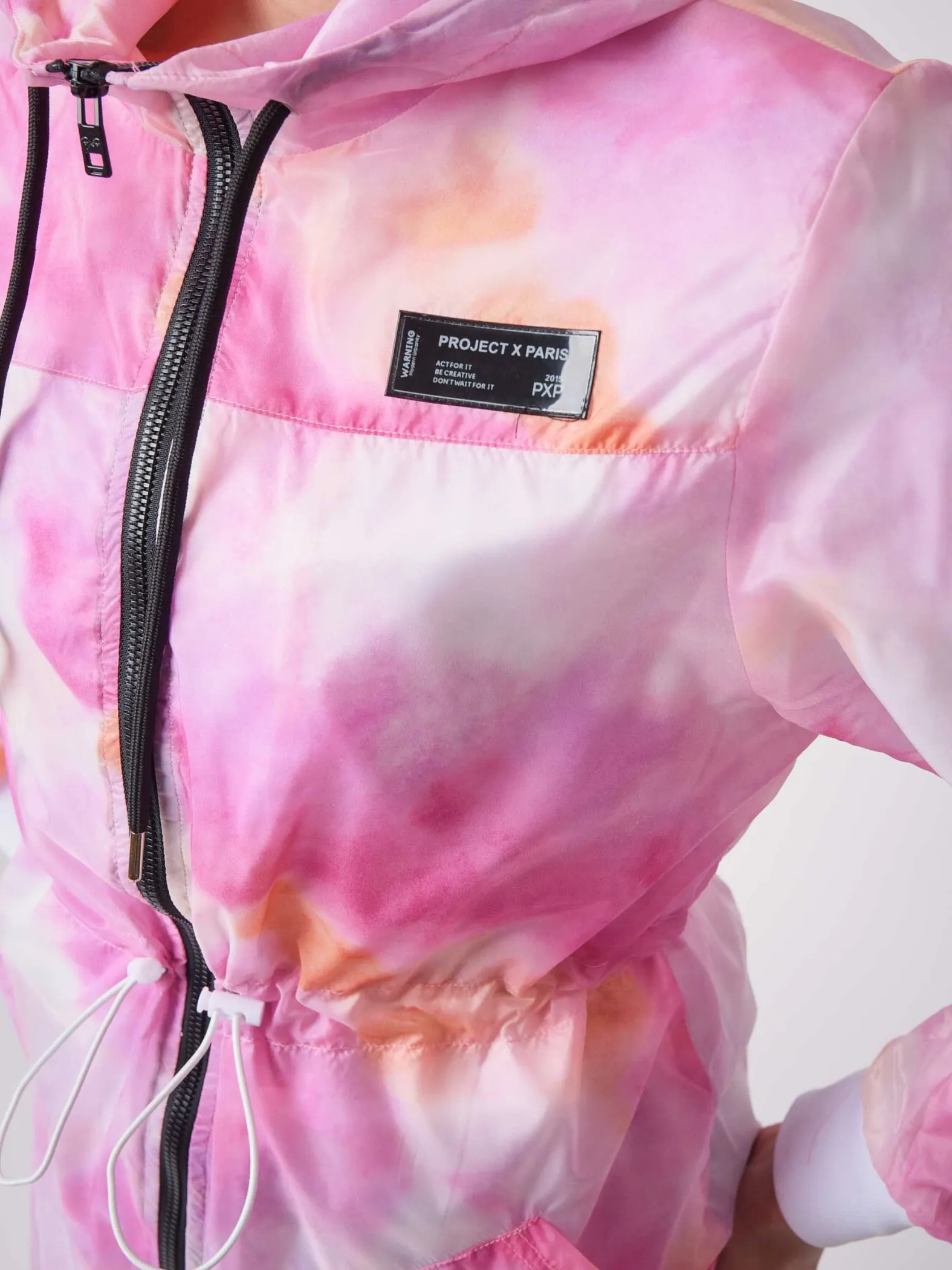 Chaqueta larga teñida