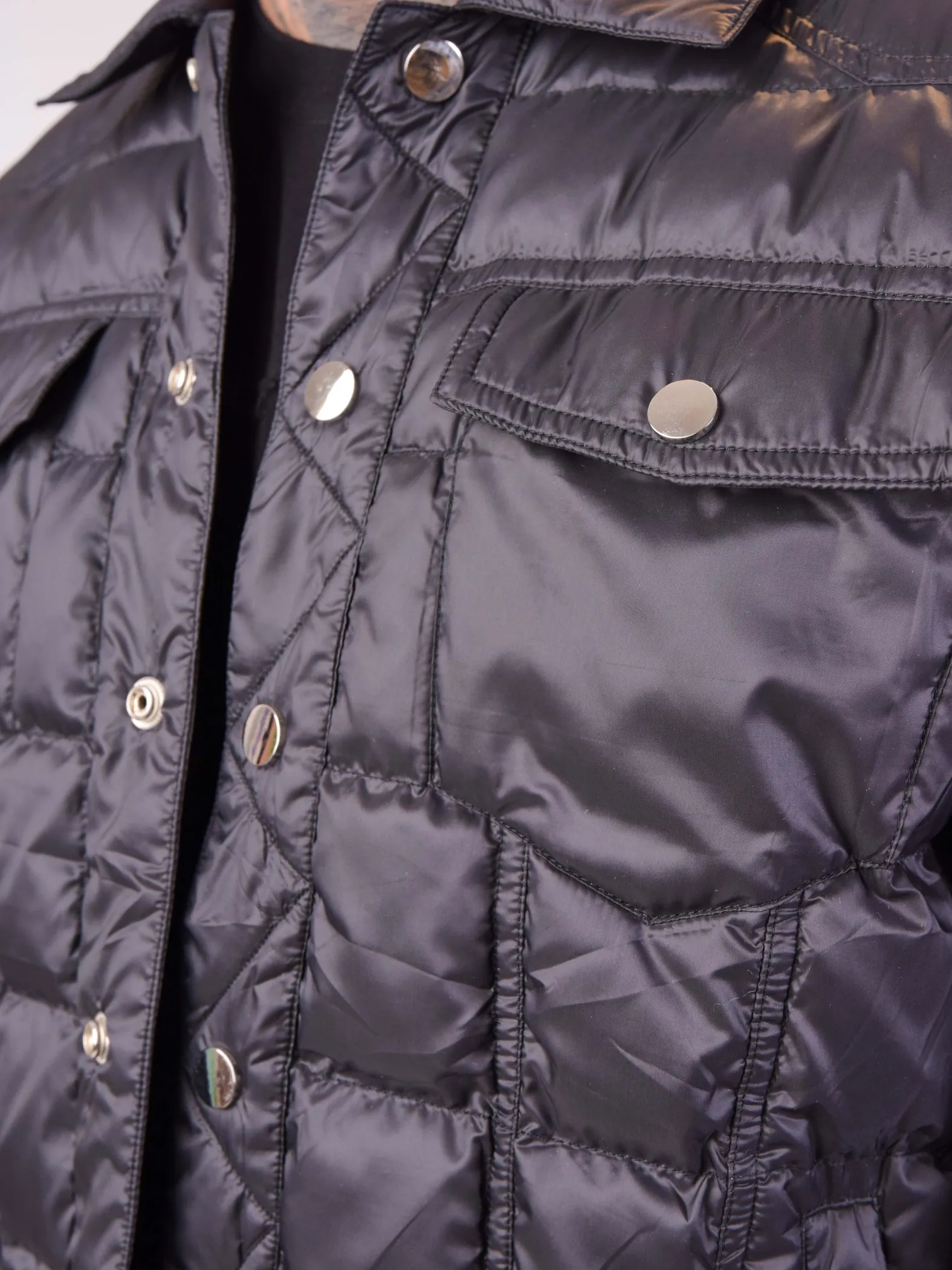 Chaqueta motera acolchada