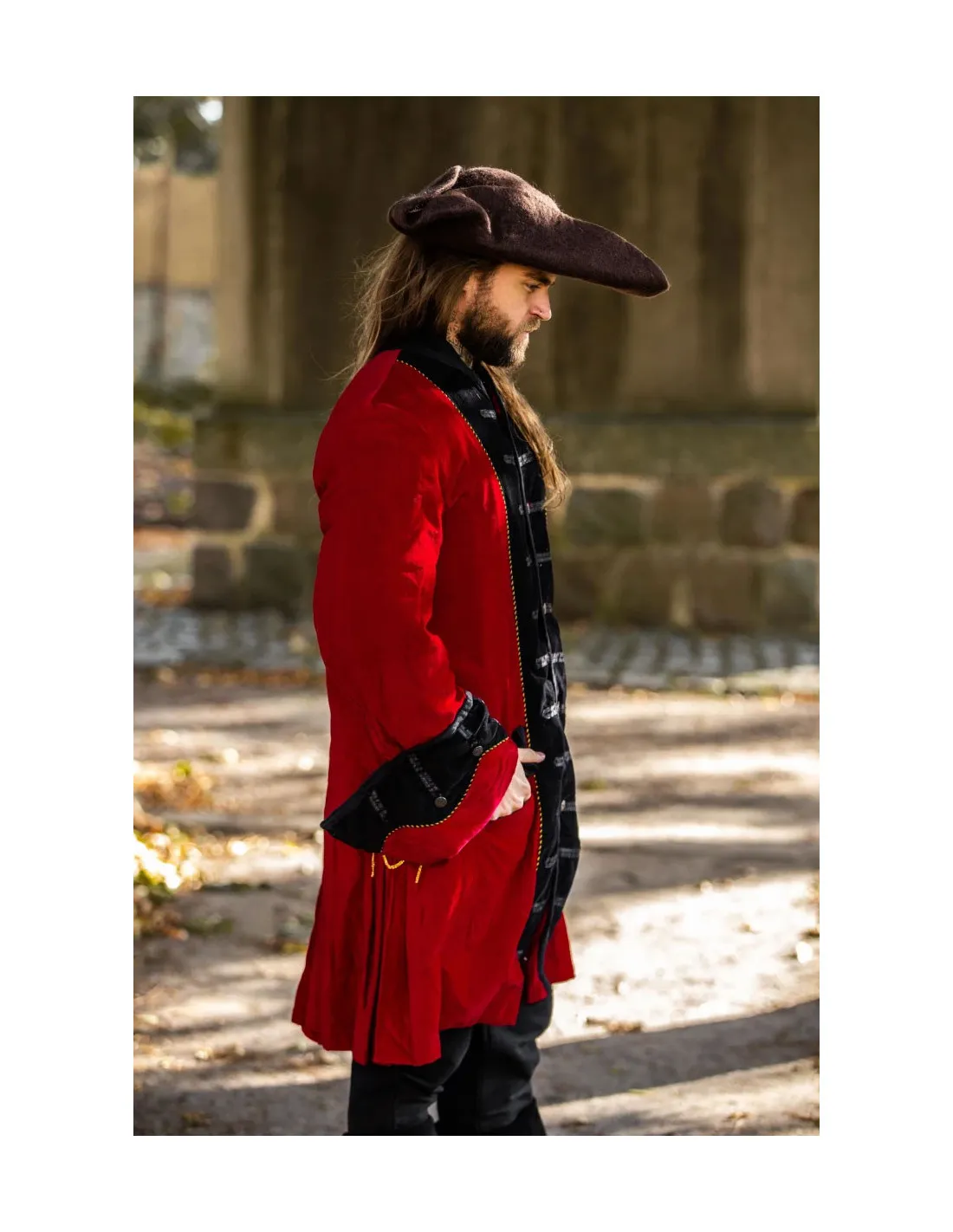 CHAQUETA PIRATA ROJANEGRA