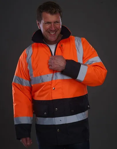 Chaqueta seguridad bicolor Fluo