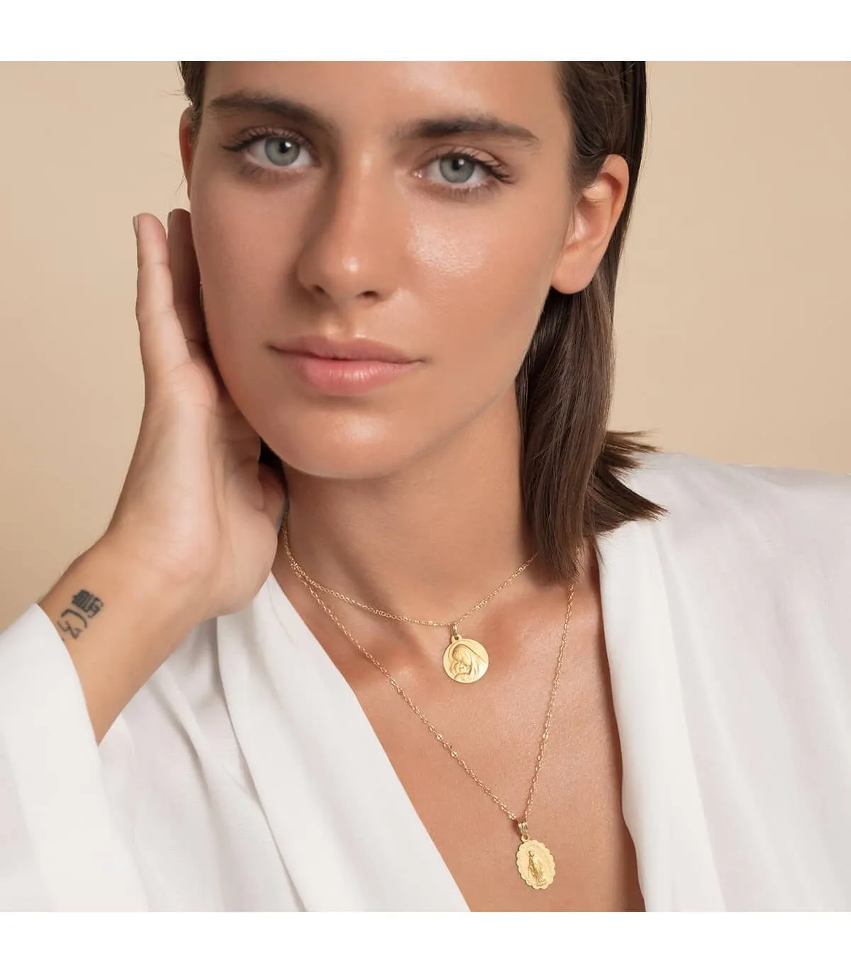 Chaîne Choker Or 18K Marine 1.5 mm 35 cm