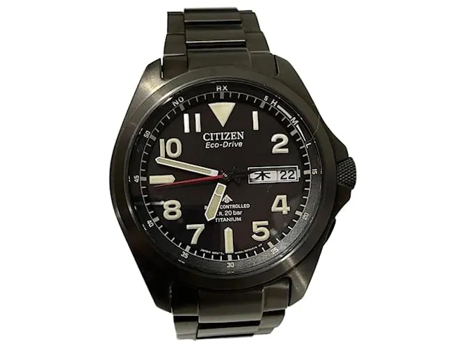 CITIZENS OF HUMANITY RELOJ SOLAR RADIO CITIZEN PROMASTER AT605850E PARA HOMBRES 