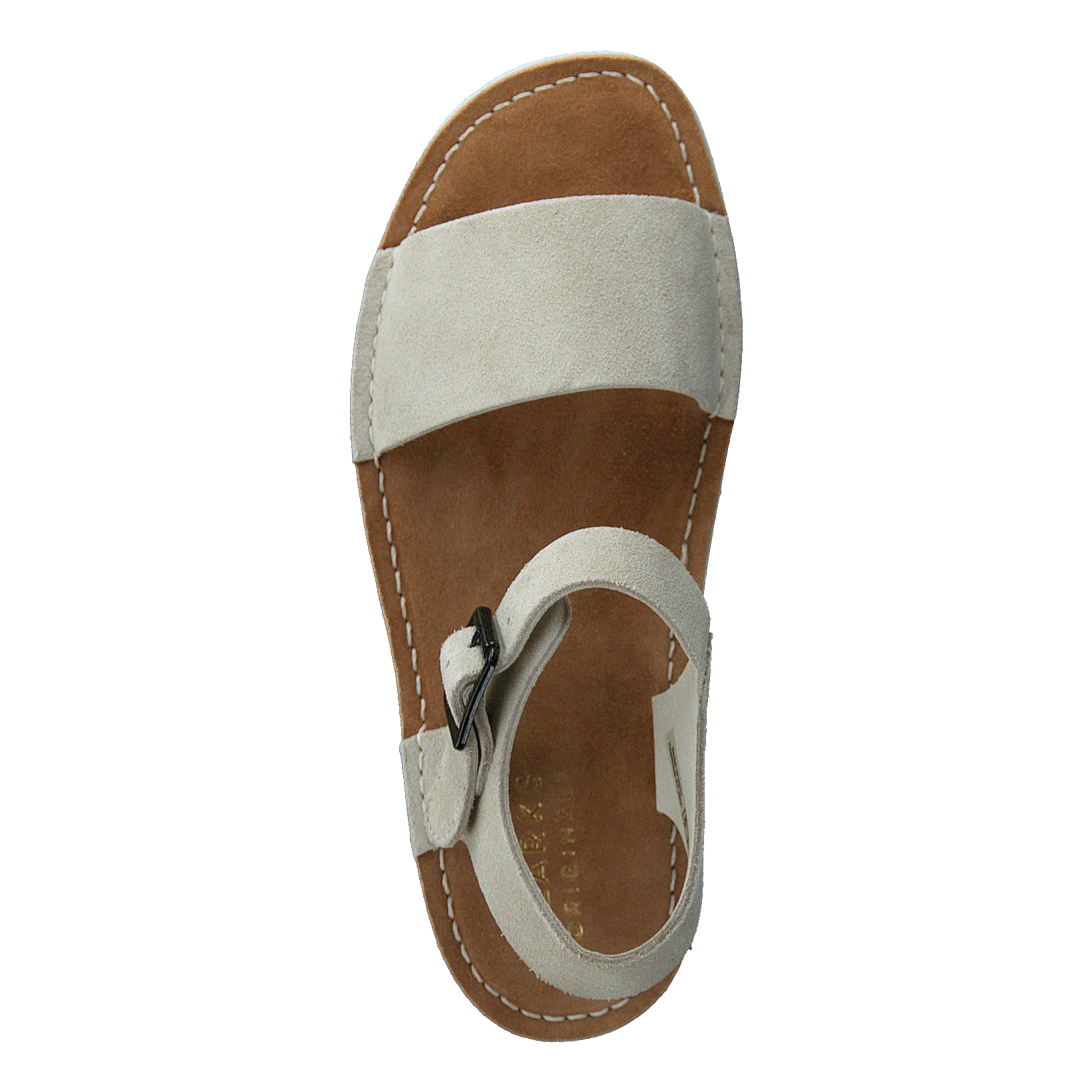 [[Clarks Zapatos [Originals]] Lunan Strap White Suede