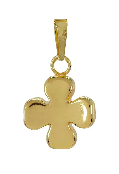 COLGANTE DE ORO AMARILLO 18 KTES CON FORMA DE TRéBOL 243_46600059
