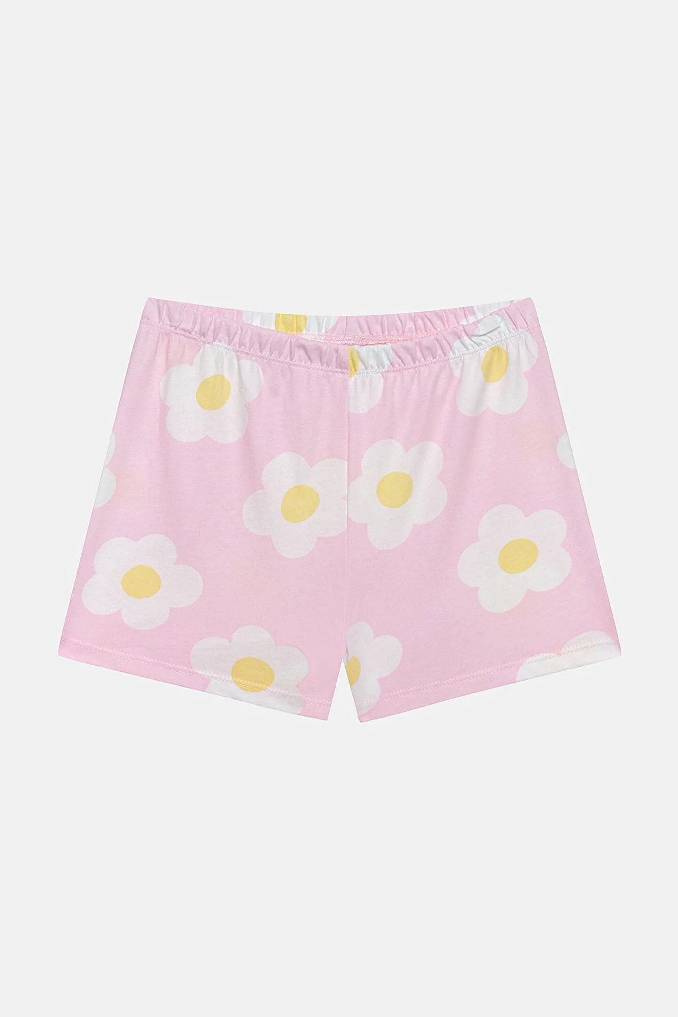 Conjunto de pijama para niña floral, pack de 2 unidades