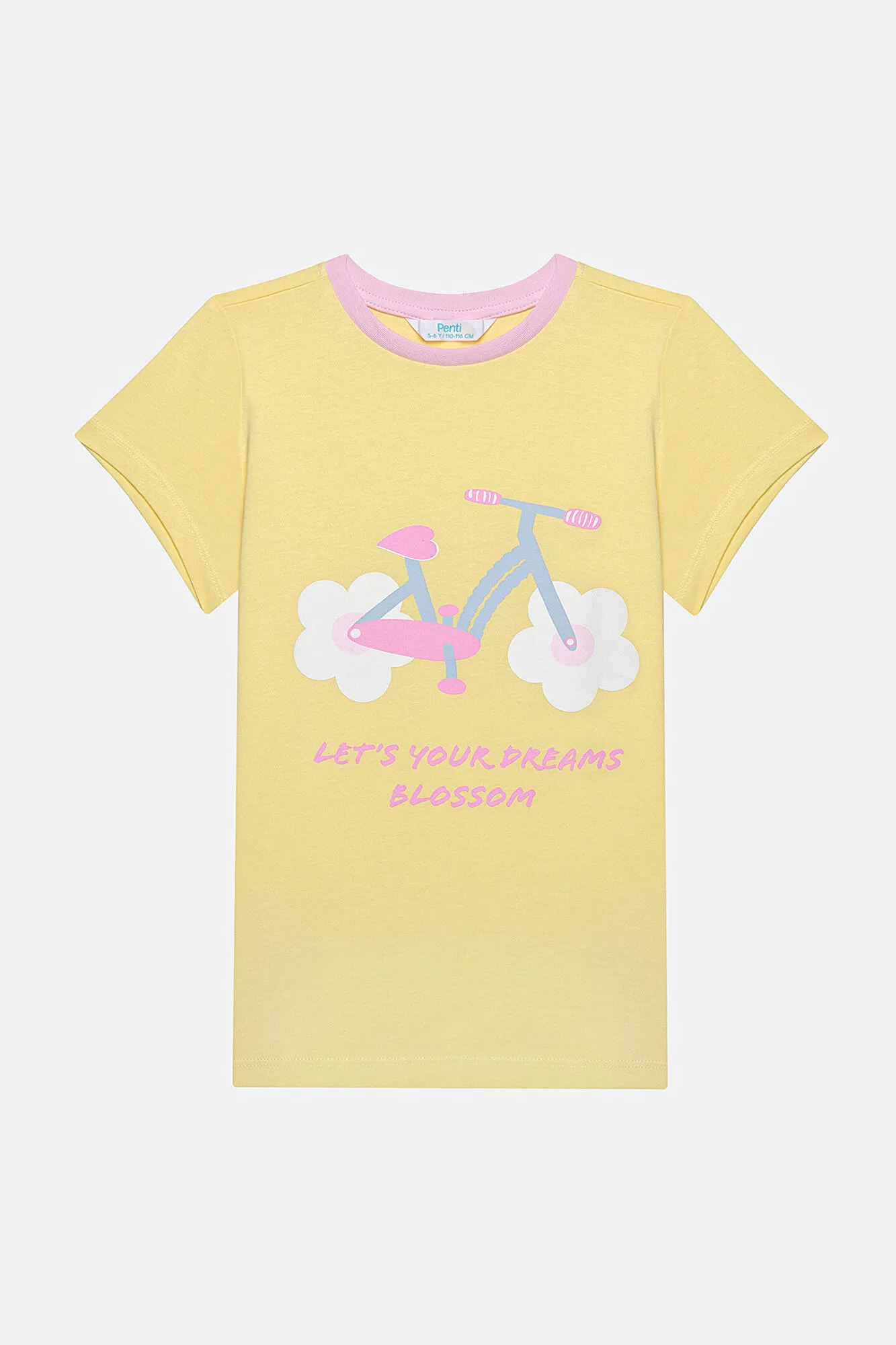 Conjunto de pijama para niña floral, pack de 2 unidades