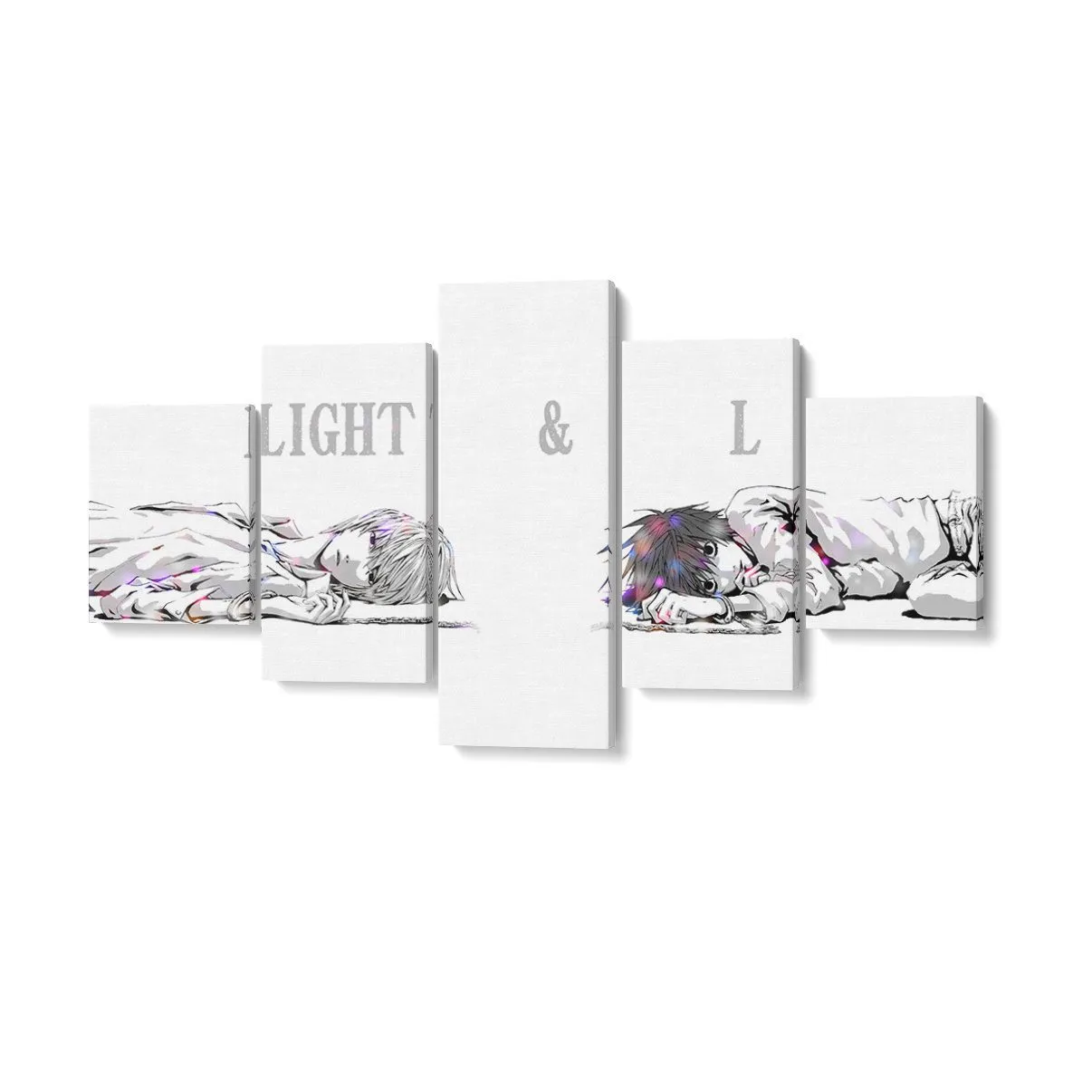 Cuadro Death Note Light y L