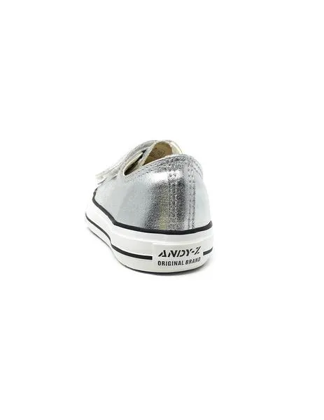 deportivo plata velcro