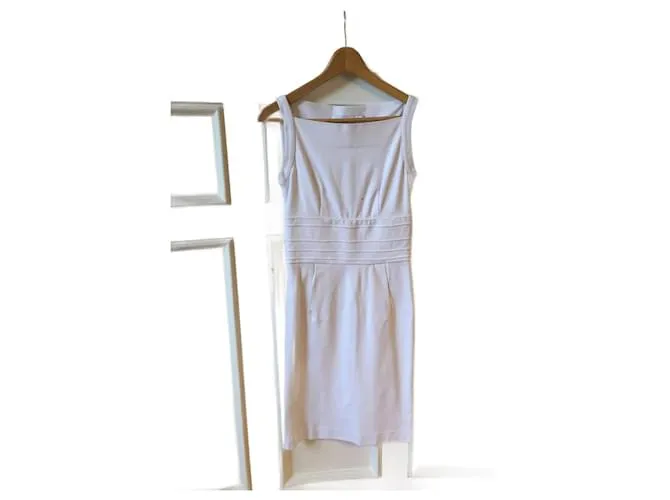 DIANE VON FURSTENBERG Vestidos T.fr 36 Viscosa Blanco 