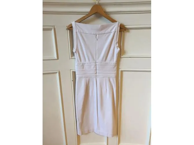 DIANE VON FURSTENBERG Vestidos T.fr 36 Viscosa Blanco 