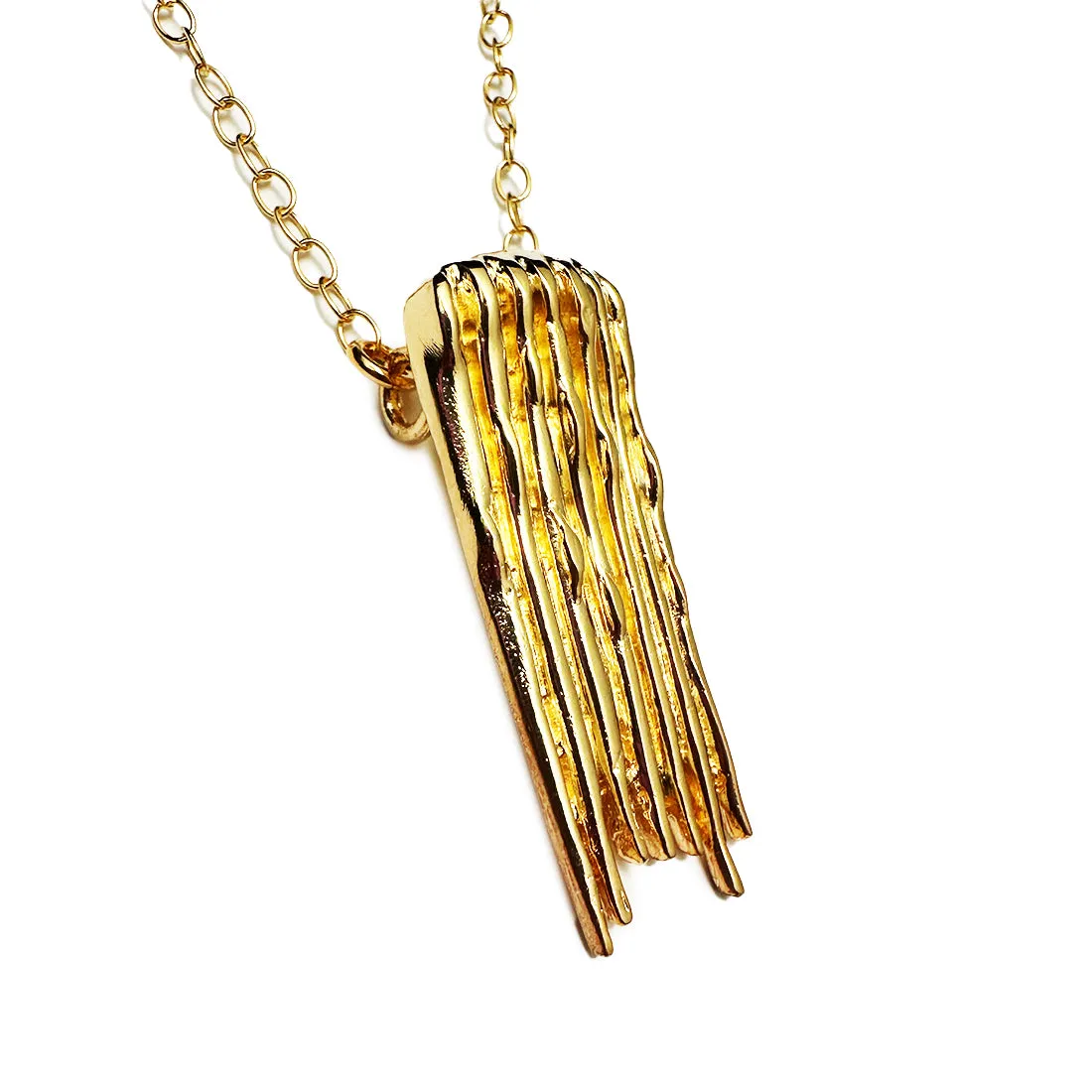 DIJE CASCADA RECTANGULAR  ORO