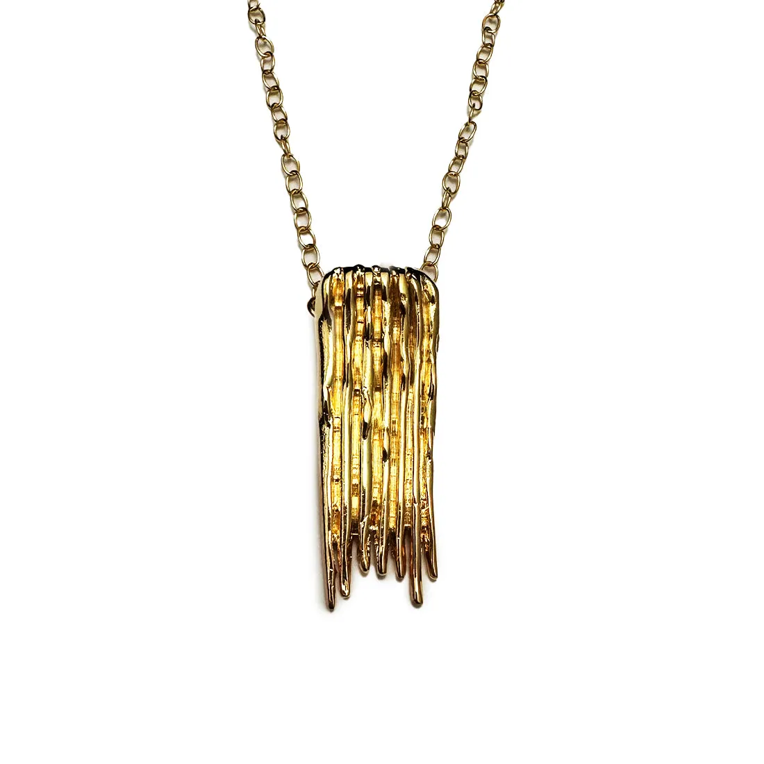 DIJE CASCADA RECTANGULAR  ORO