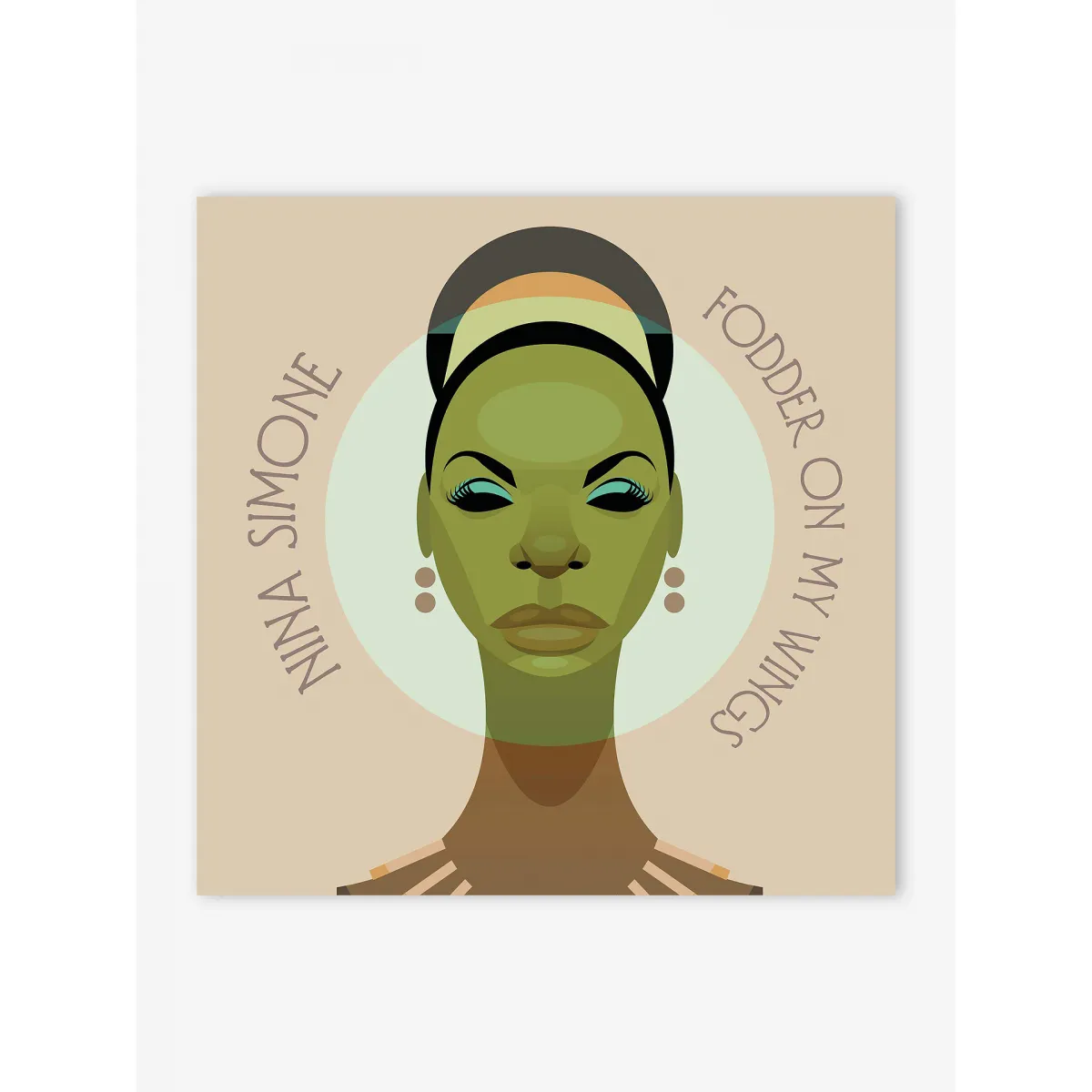 DISCO DE VINILO NINA SIMONE  FODDER ON MY WINGS