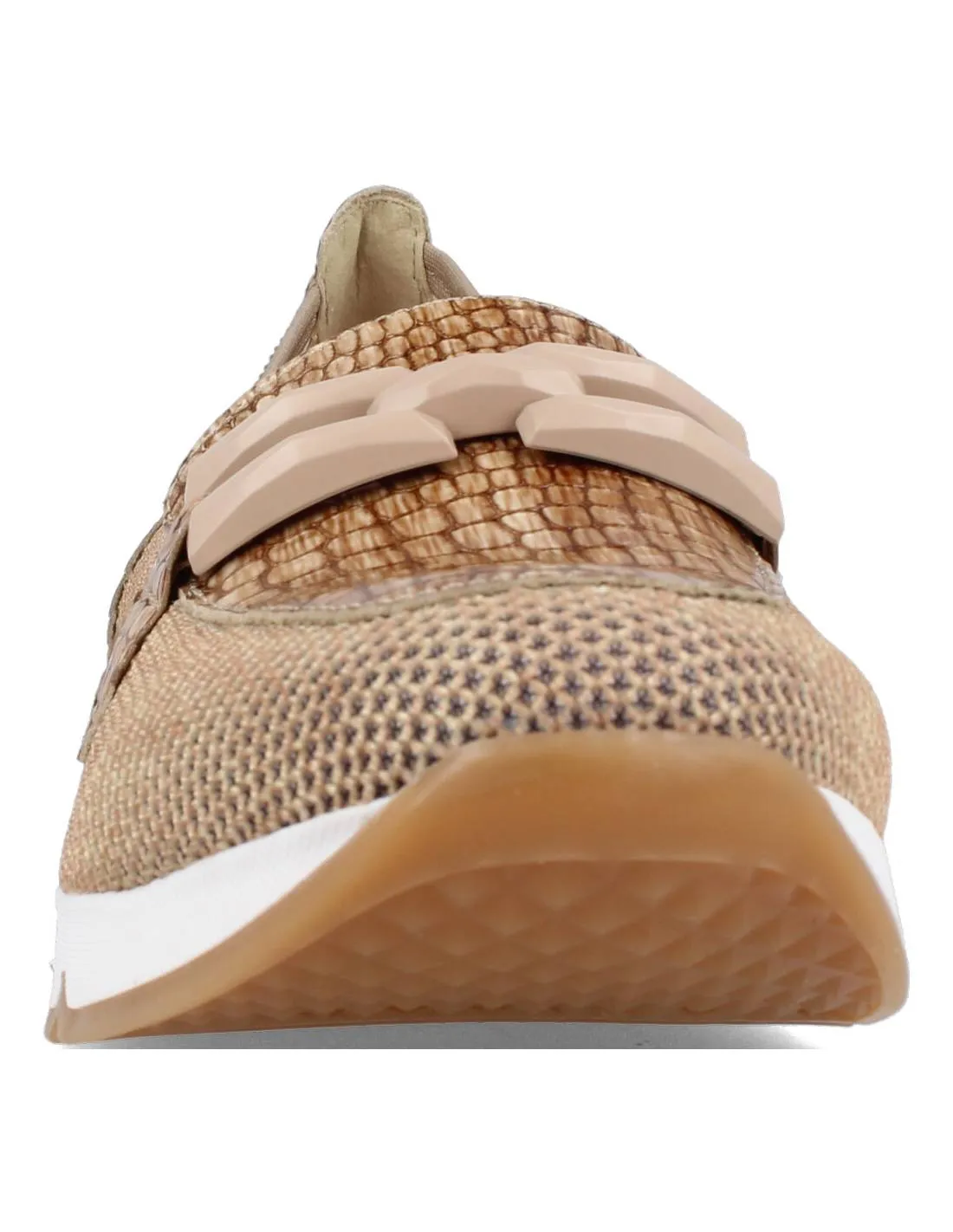 DOCTOR CUTILLAS  MOCASíN DEPORTIVO SERPIENTE CAMEL
