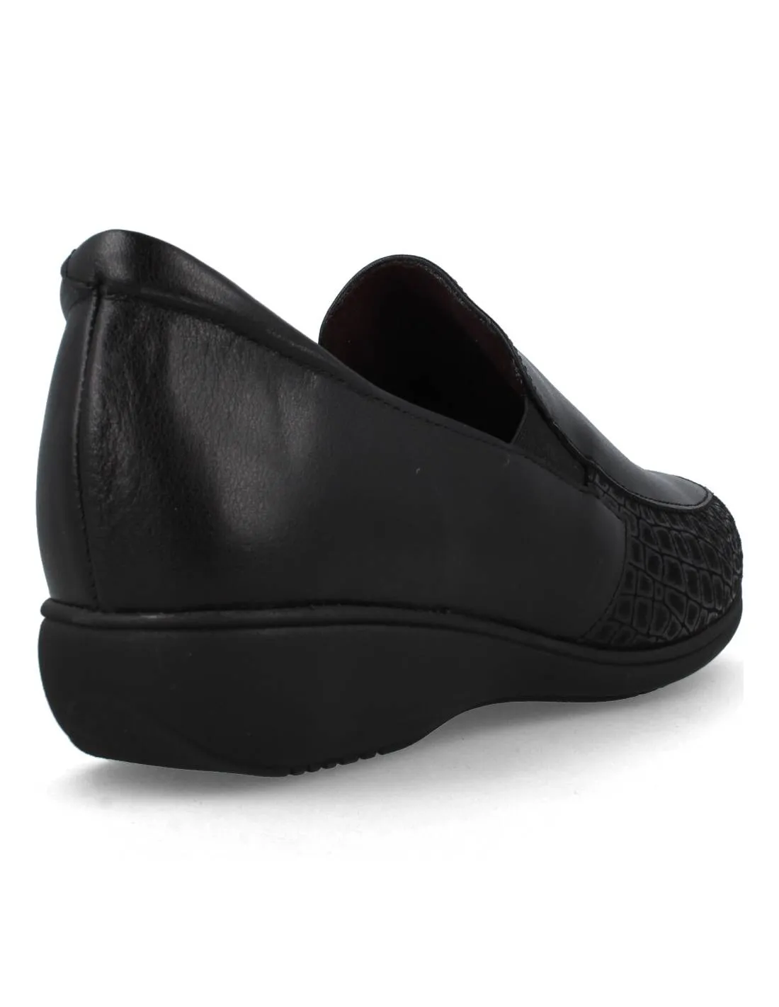 DOCTOR CUTILLAS  MOCASíN PIEL CUñA NEGRO