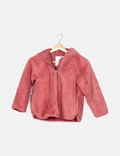 El Corte Inglés Abrigo pelo rosa