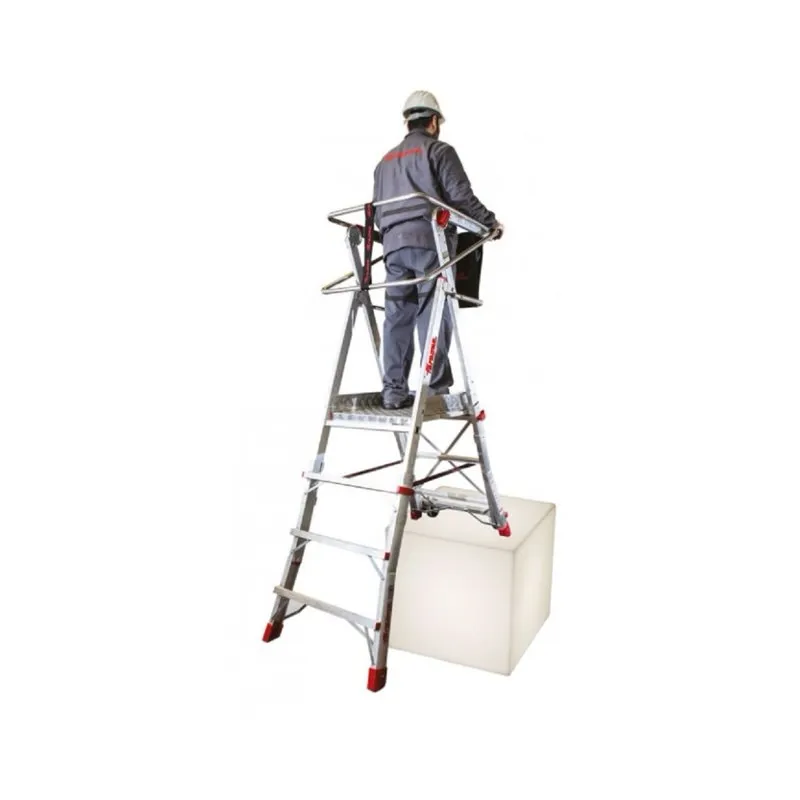 Escalera con plataforma PLS Faraone | 3 peldaños