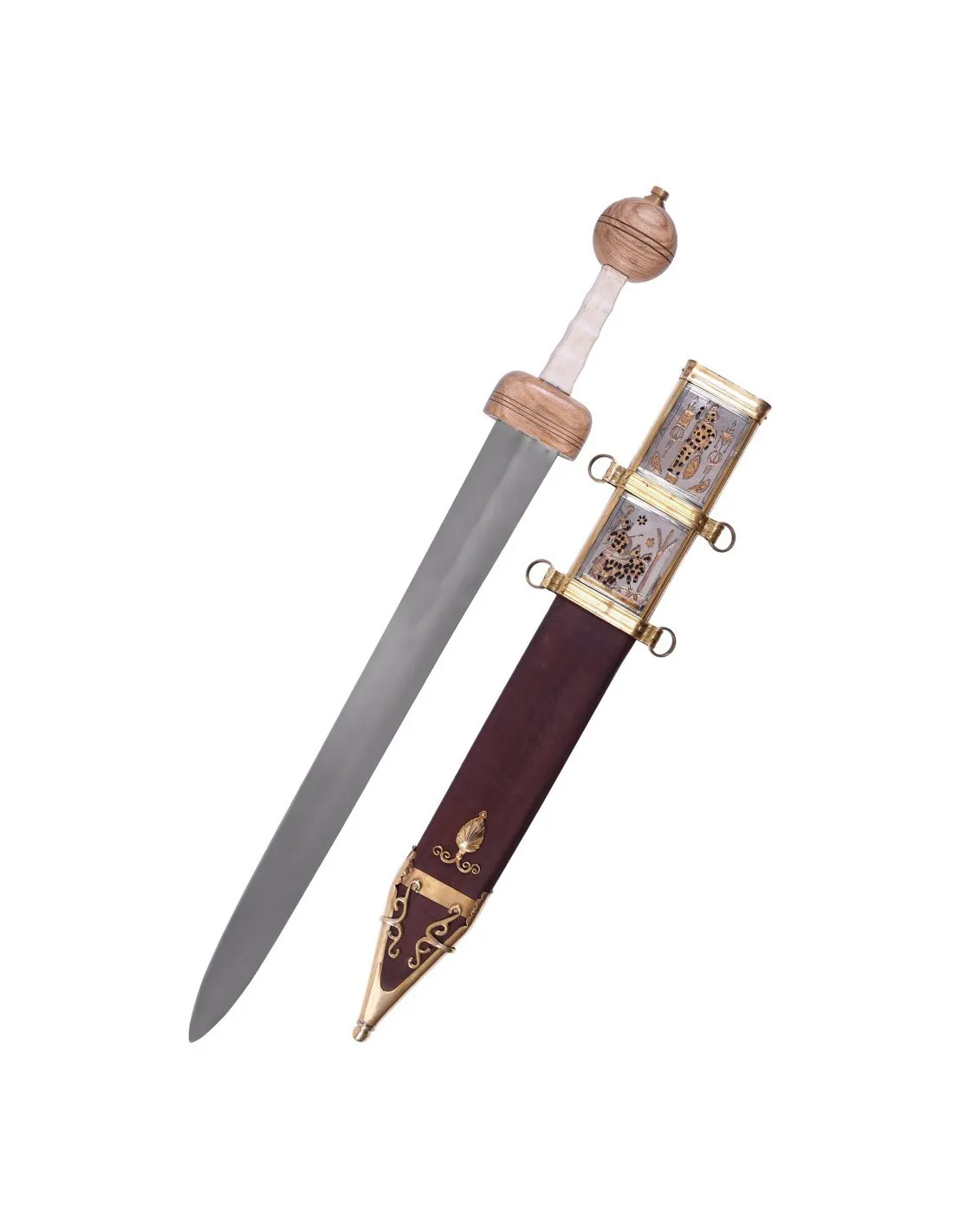 Espada Romana Gladius Xanten con vaina, siglo III d.C.