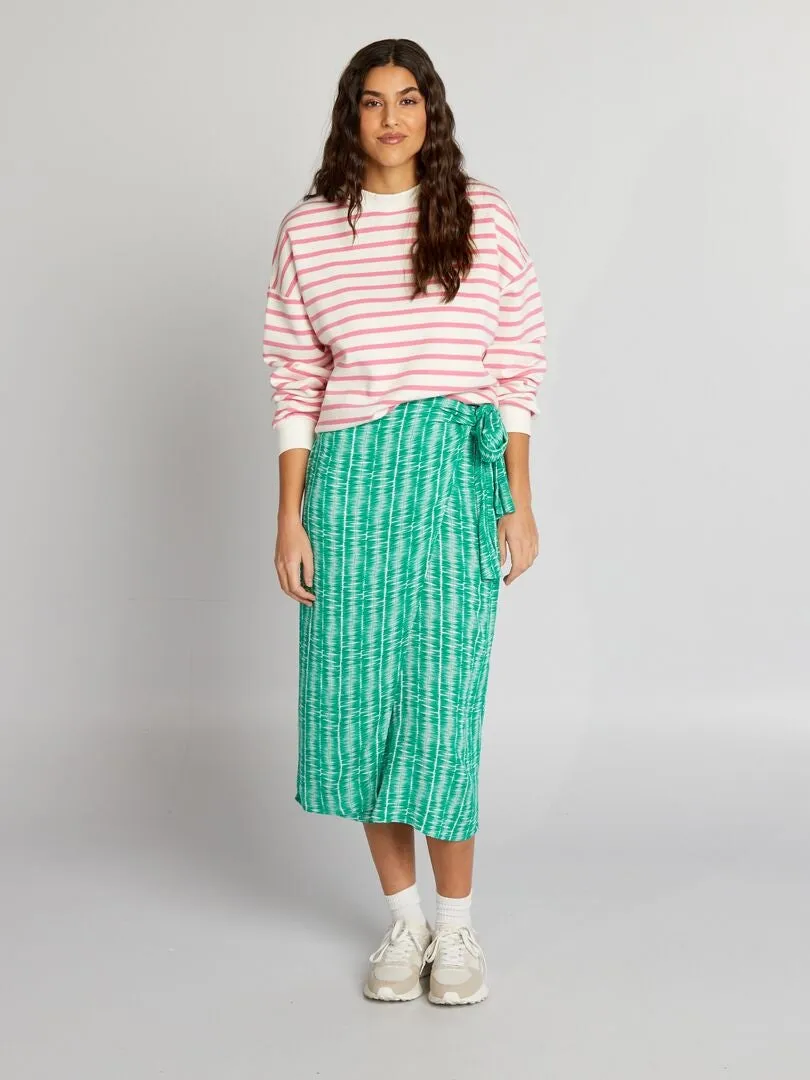 FALDA CRUZADA  VERDE