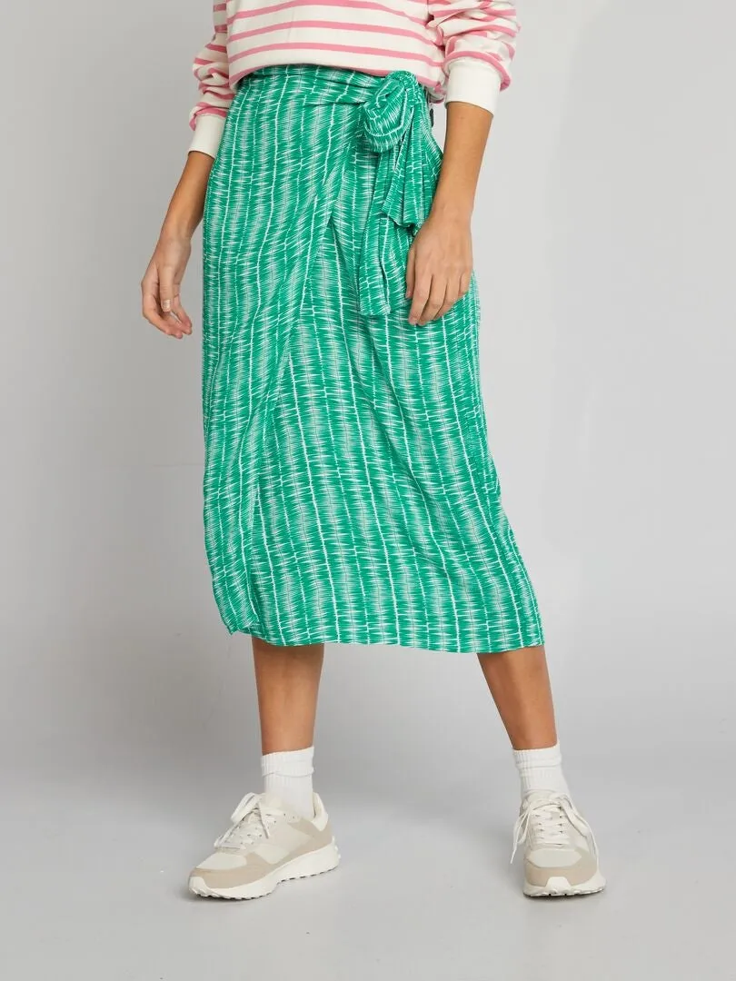 FALDA CRUZADA  VERDE