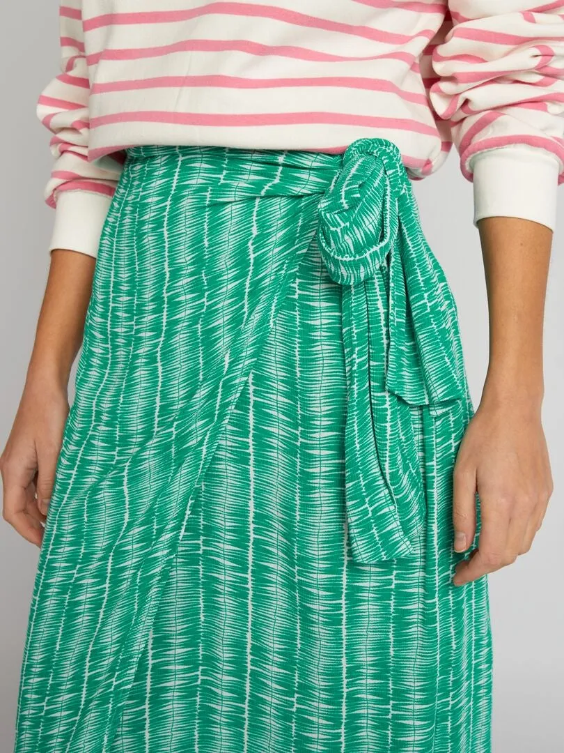 FALDA CRUZADA  VERDE