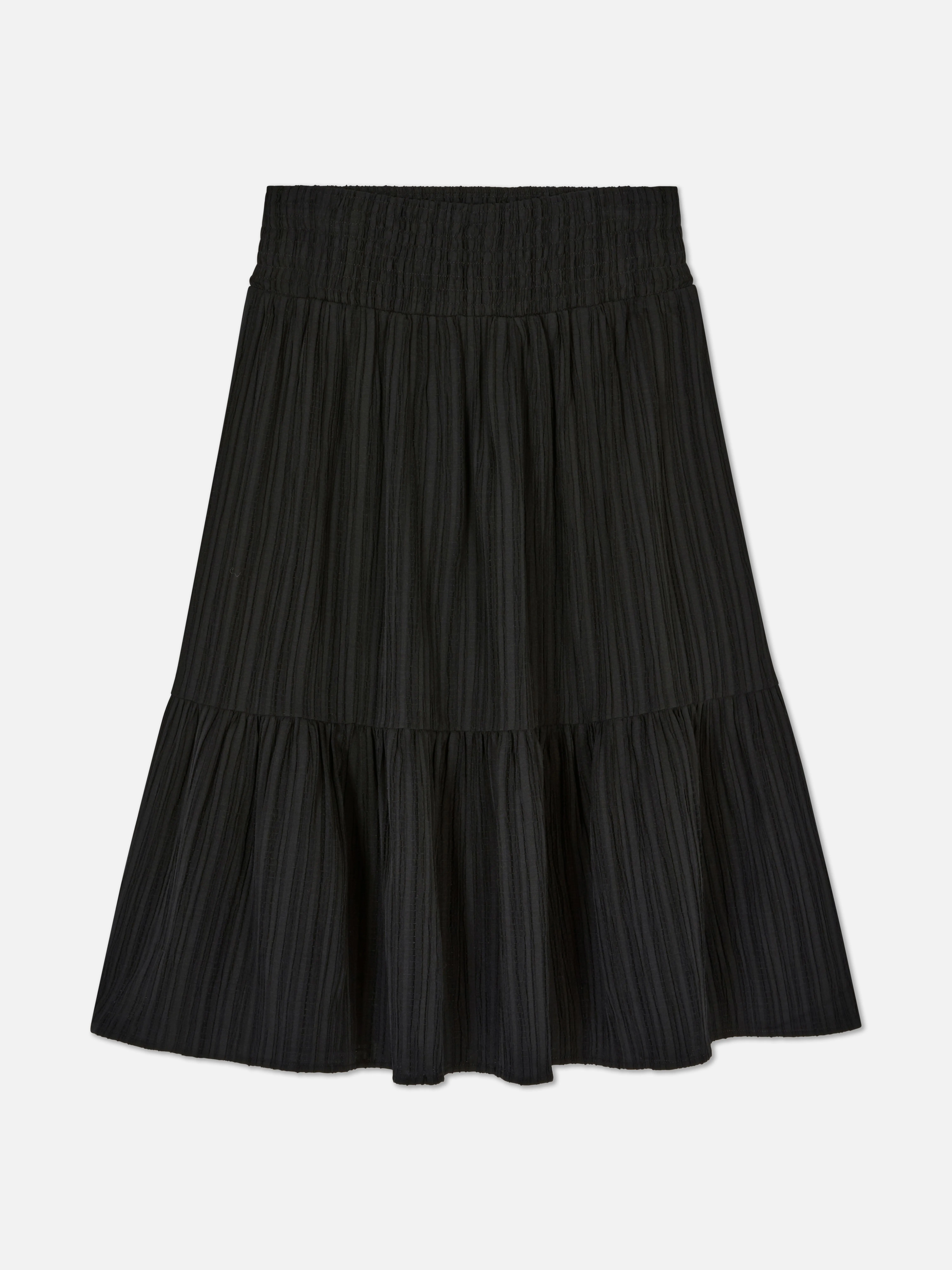 Falda midi a capas