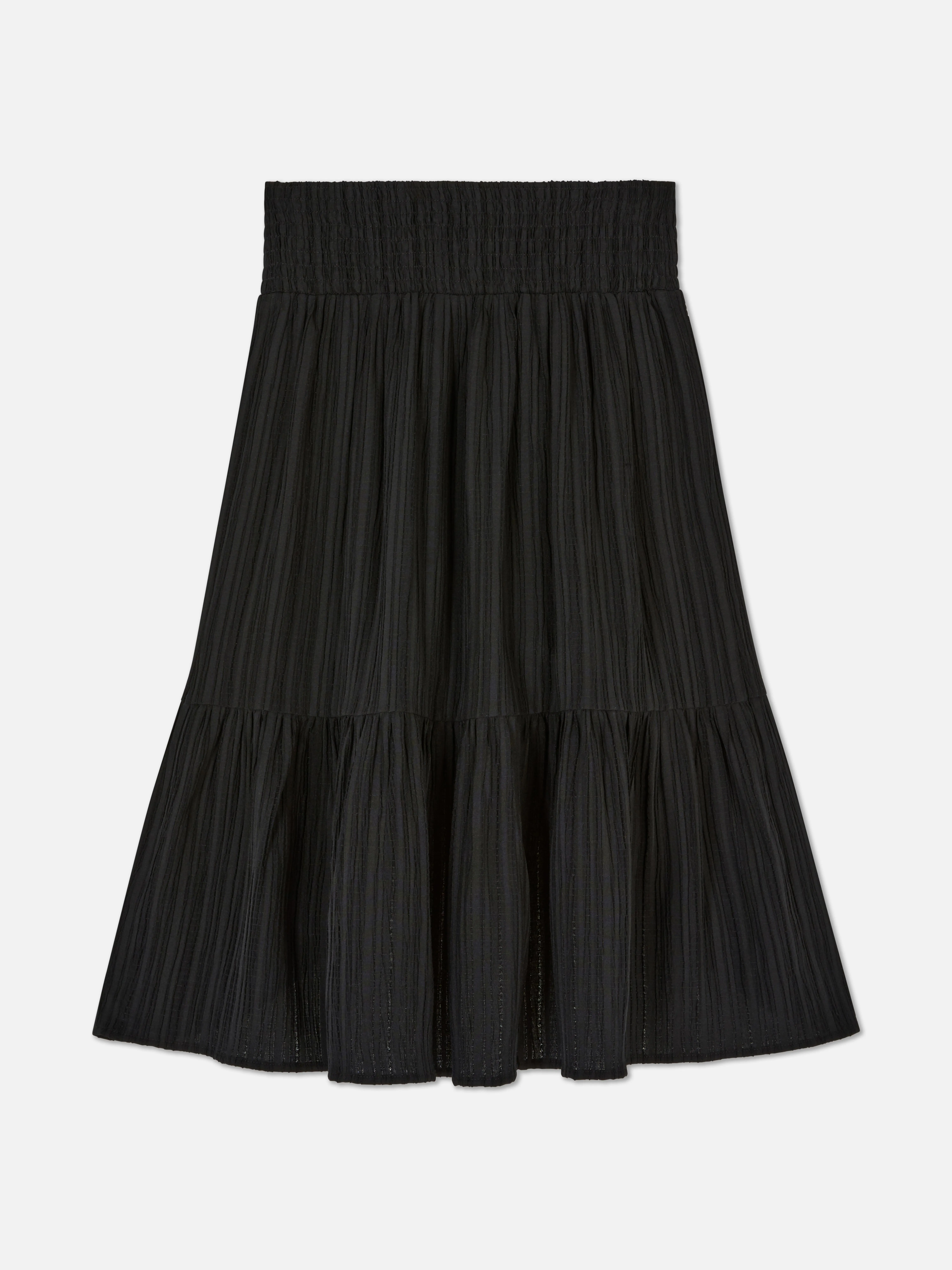 Falda midi a capas