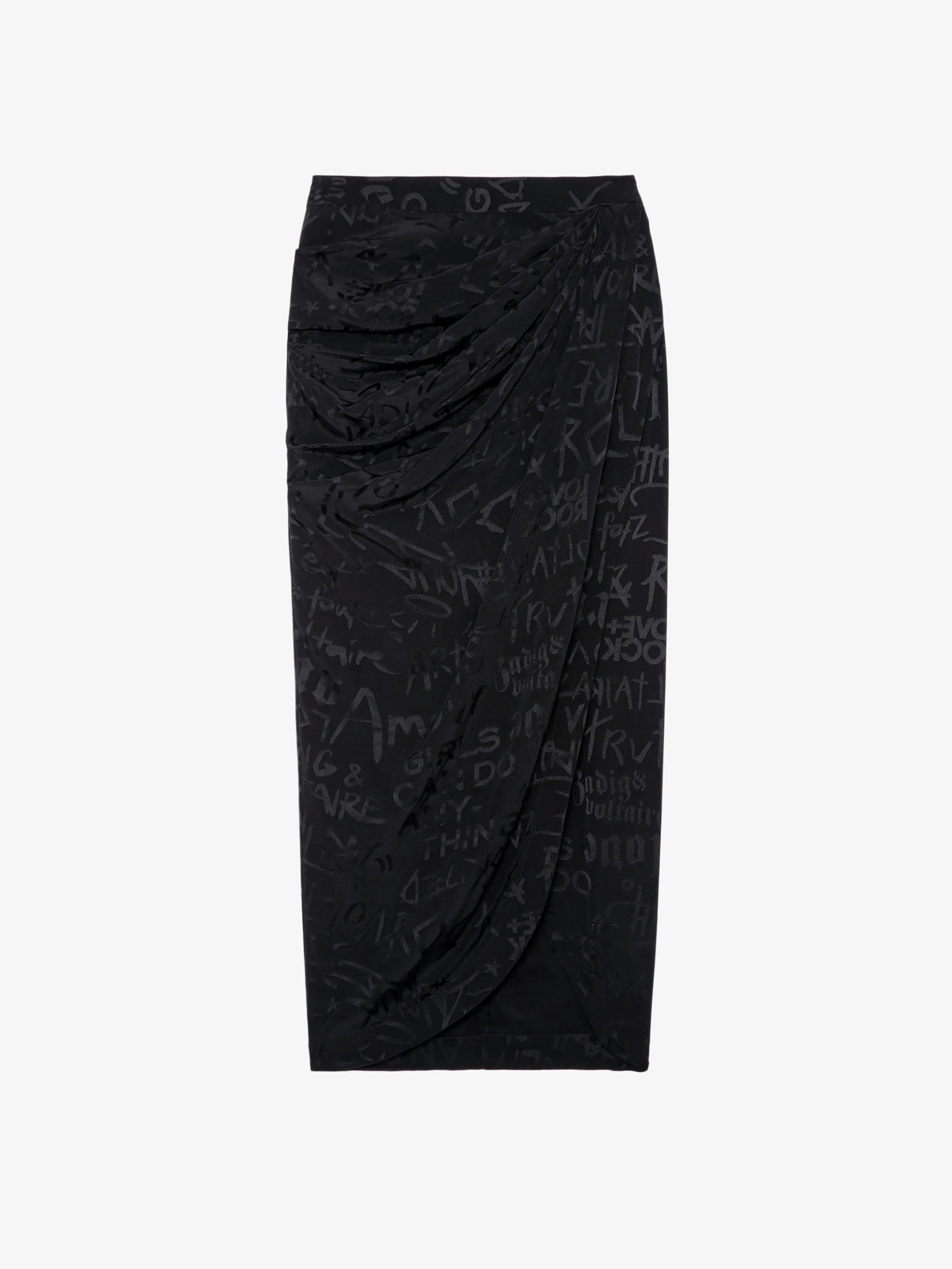 Falda Seda Jacquard Jamelia