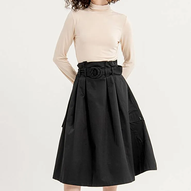 Falda Surkana 553SALI622 Negro