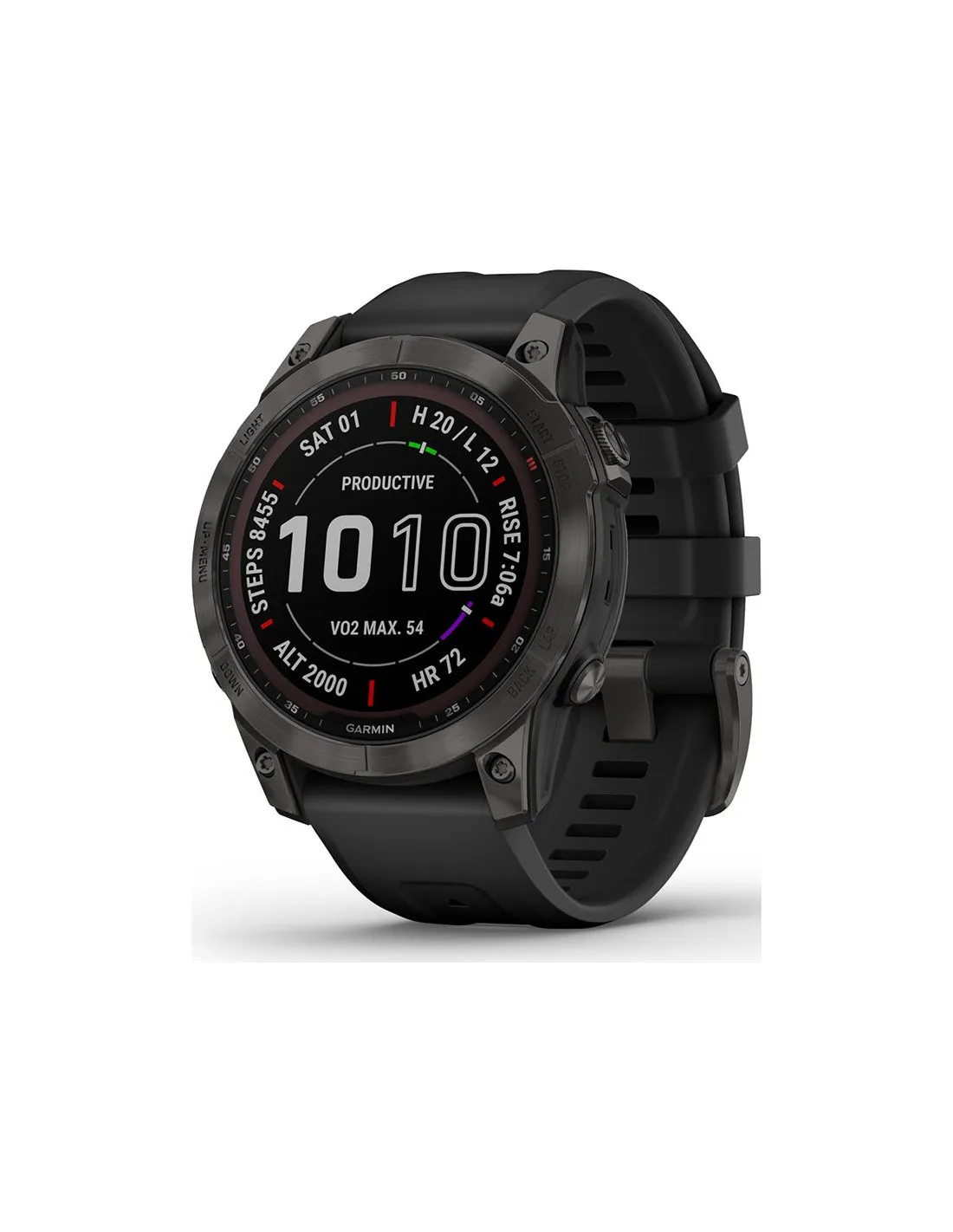 fenix 7 Zafiro Solar Negro Titanio Carbón DLC