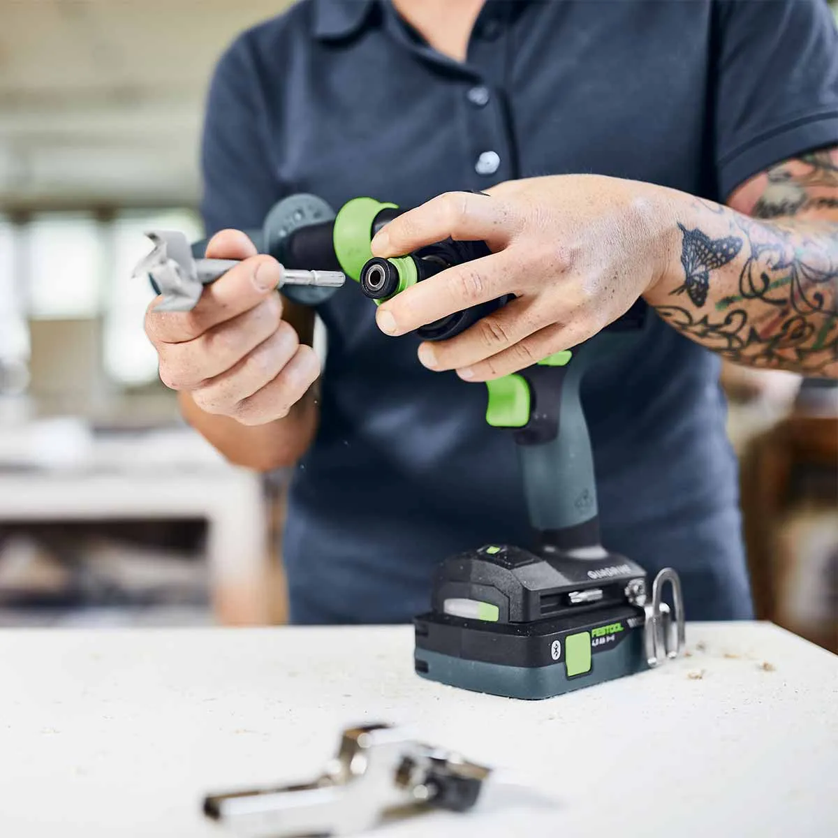 FESTOOL QUADRIVE TPC 18/4 5,0/4,0 IPLUS  TALADRO PERCUTOR ATORNILLADOR CON BATERíA Y CARGADOR