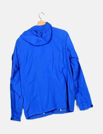 Gals & Guys Abrigo azul impermeable