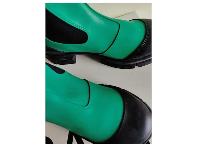 Ganni Botines Verde 