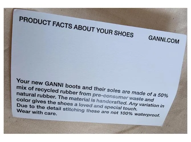Ganni Botines Verde 