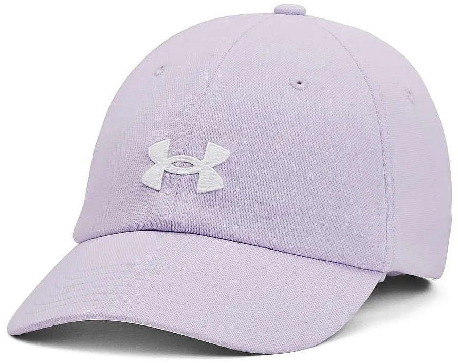 GORRA CON VISERA UNDER ARMOUR BLITZING ADJUSTABLE  NEBULA PURPLE/WHITE  WOMEN´S