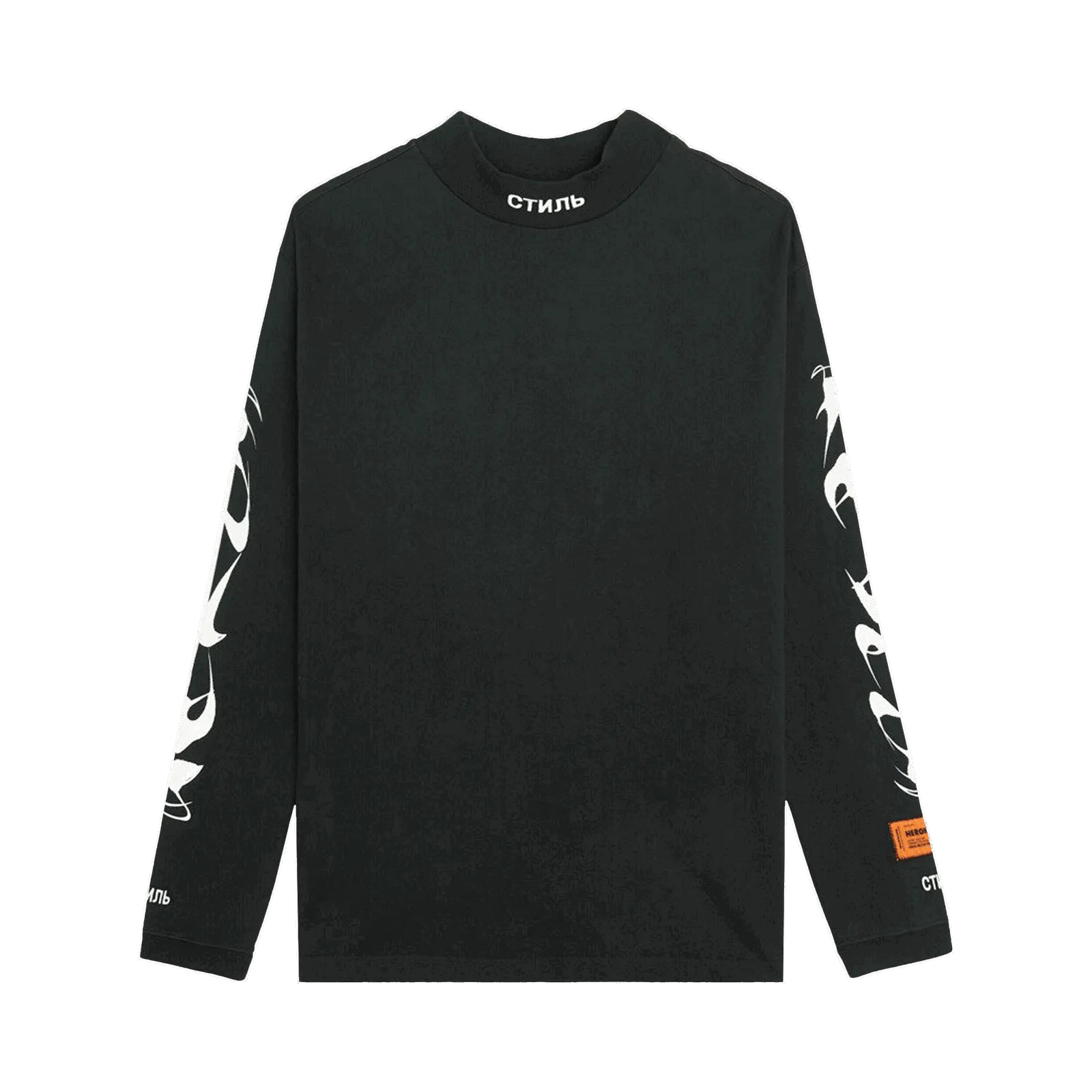 HERON PRESTON Logo Patch Crewneck