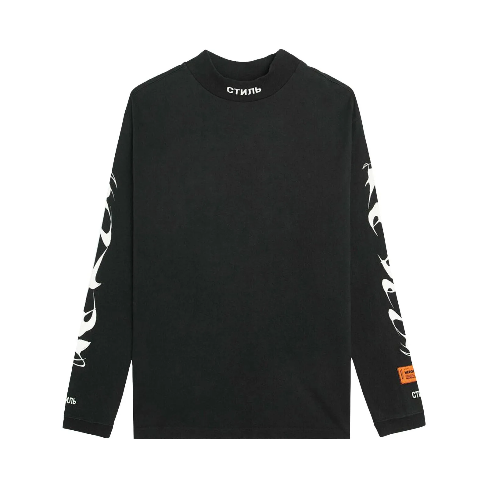 HERON PRESTON Logo Patch Crewneck