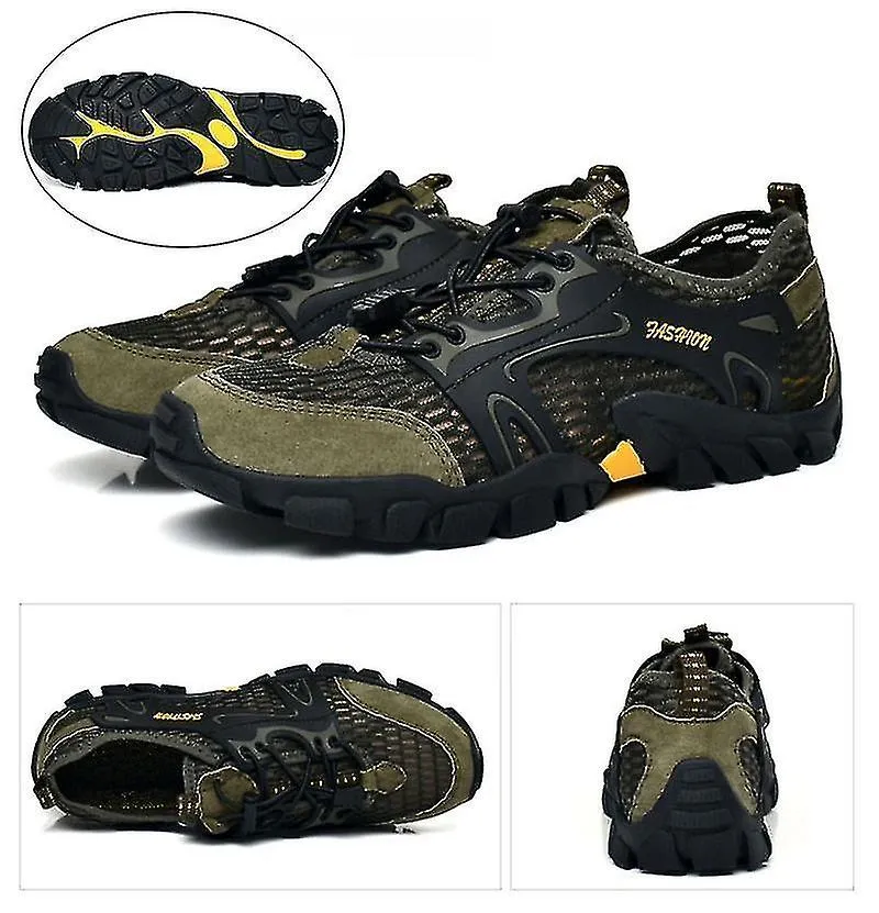 HIKING SHOES MEN'S ANTISLIP BREATHABLE OUTDOOR SPORTS SHOES MEN'S CLIMBING TACTICAL SHOES WATER SPORTS SHOES
