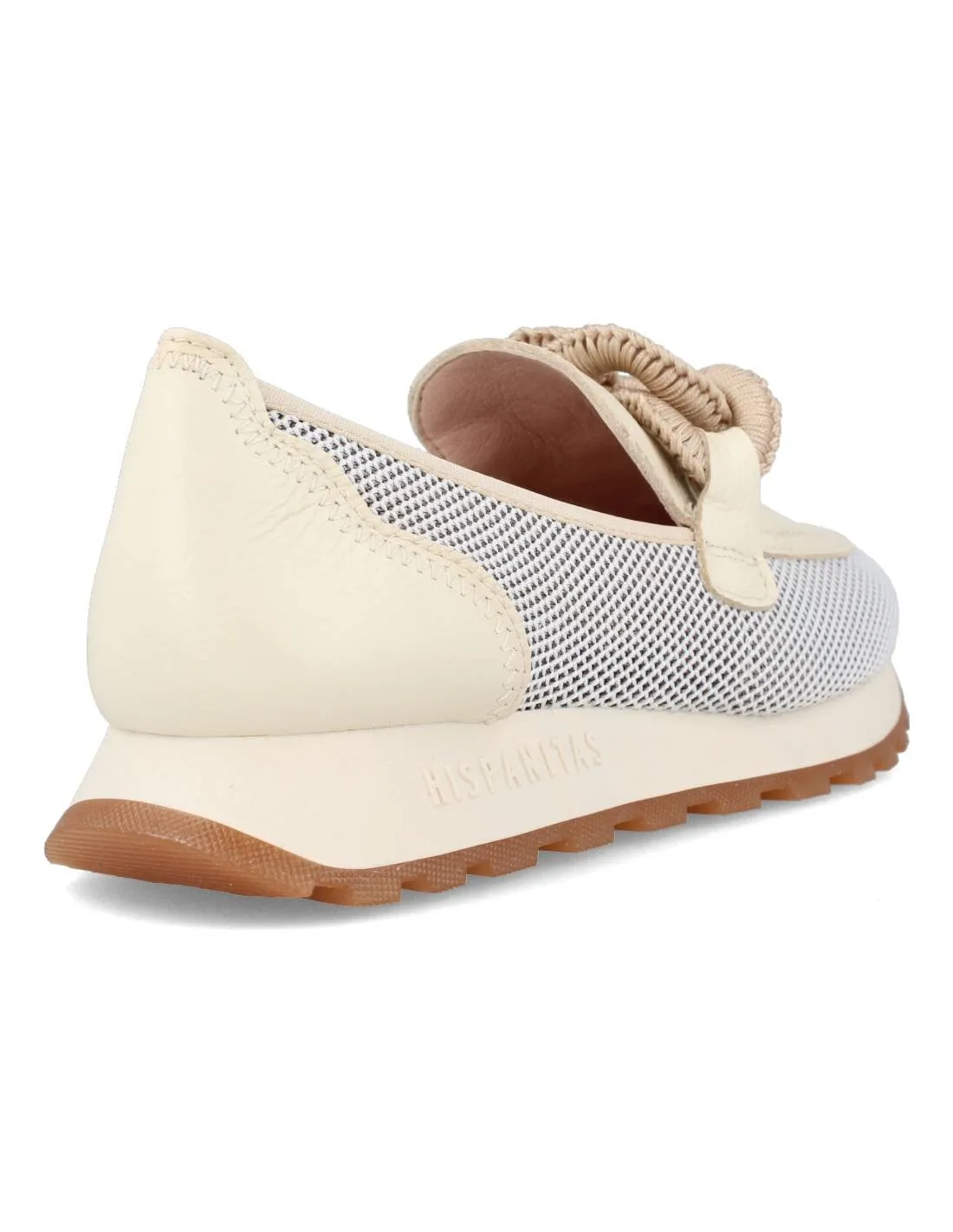 HISPANITAS  MOCASíN SPORT TROQUELADO CADENA MELBOURNE NATA