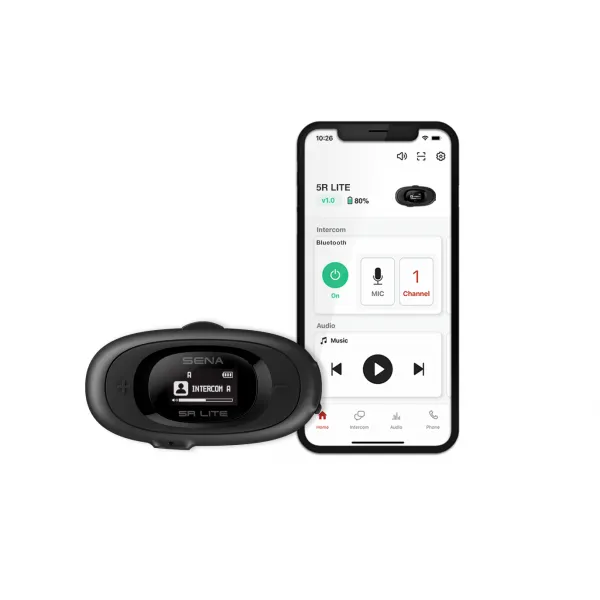 HJC C91N Semi Flat Titanium+ Kit bluetooth 5R Lite Solo 