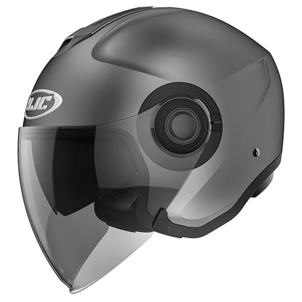 HJC I40 Semi Flat Titanium + Kit Bluetooth Sena SMH5 