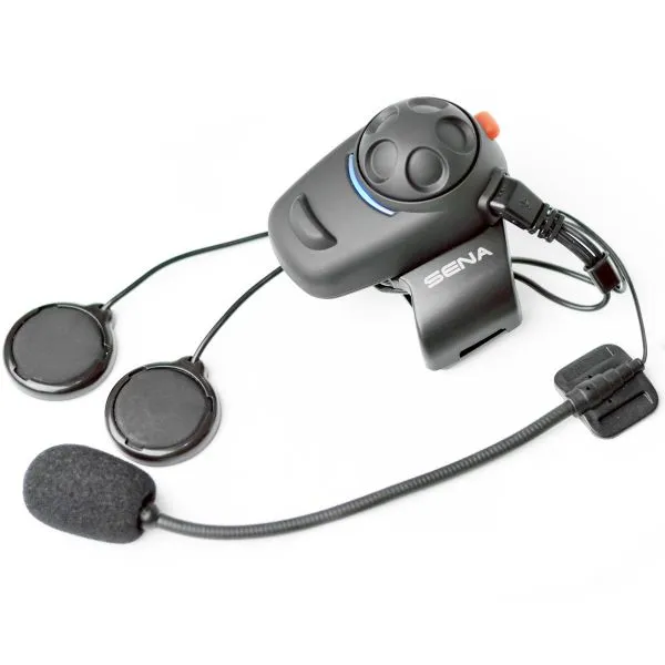 HJC I40 Semi Flat Titanium + Kit Bluetooth Sena SMH5 