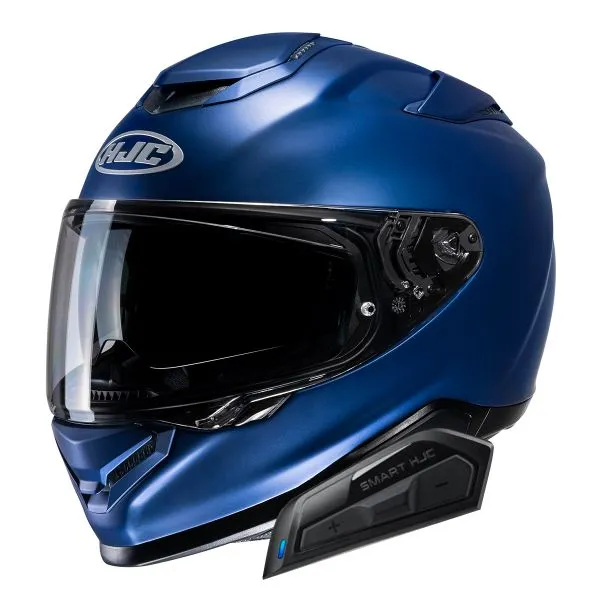HJC RPHA71 Semi Flat Metallic Blue + Kit Bluetooth Smart 21B 