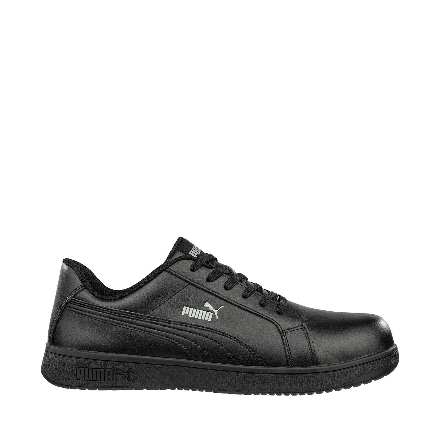 ICONIC LEATHER LOW MEN'S COMPOSITETOE SHOE BLACK