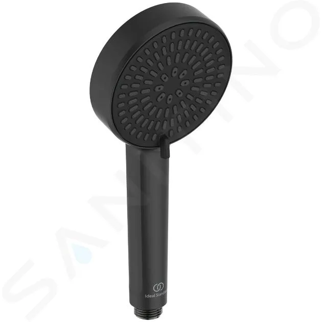 IDEAL STANDARD CERATHERM  CONJUNTO DE DUCHA SIN GRIFO, DIáMETRO 26 CM, 2 CHORROS, NEGRO SEDA BD747XG