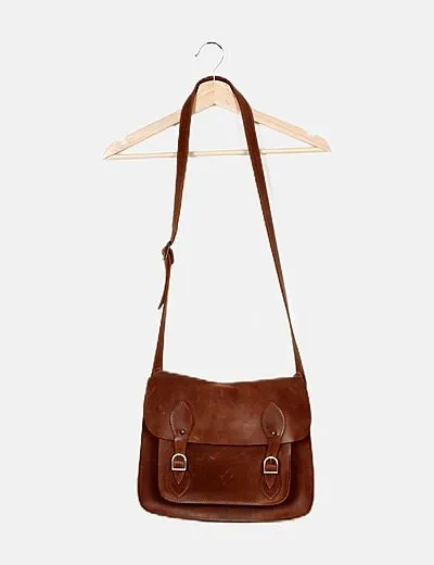 Iñaki Sampedro Bolso marrón bandolera